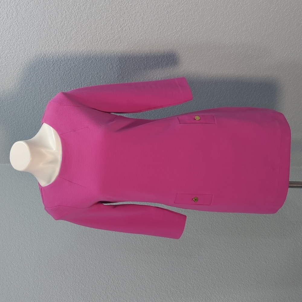 Lily Pulitzer Medium Pink Dress With Long Sleeves